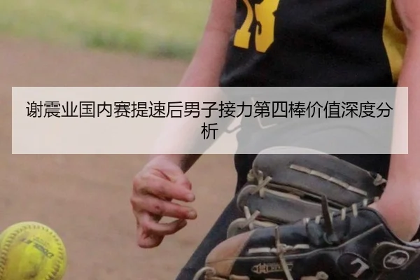 谢震业国内赛提速后男子接力第四棒价值深度分析